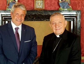 Giovanni Tumbiolo e Mons. Bernardini
