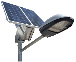 Lampione a Led-fotovoltaico-emissioni co2