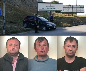 arresti carabinieri alcamo sequestro e percosse
