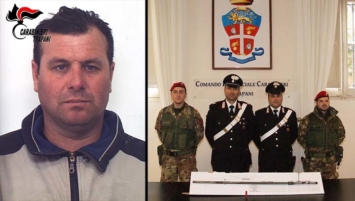 detenzione illegale armi arresto carabinieri Galia