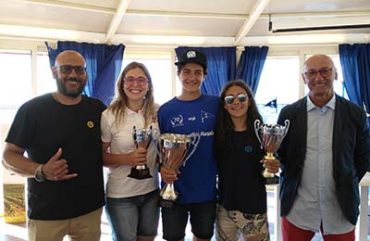 Regata nazionale di windsurf a Marsala sul podio tre atleti della Società Canottieri Marsala