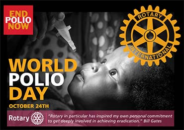 Il Rotary Club Marsala aderisce alla quinta giornata mondiale della "Polio"