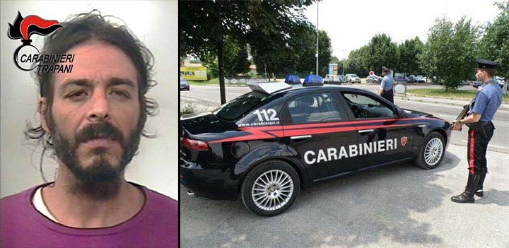 Marsala: brucia la bocca e la lingua alla propria compagna dopo pugni e calci, arrestato dai carabinieri 