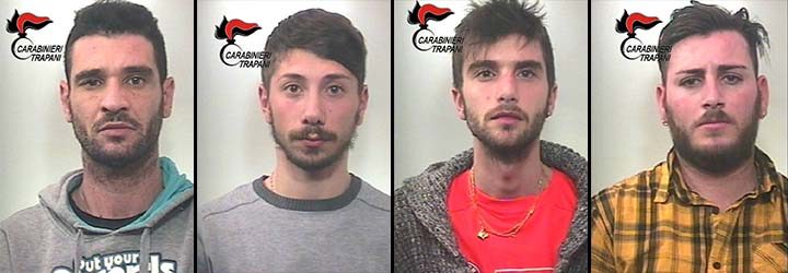 Marsala: perquisizioni in contrada Amabilina. Quattro arresti dei carabinieri per detenzione di cocaina