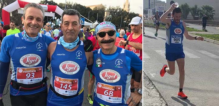 Tre atleti della Polisportiva Marsala DOC alla maratona di Messina