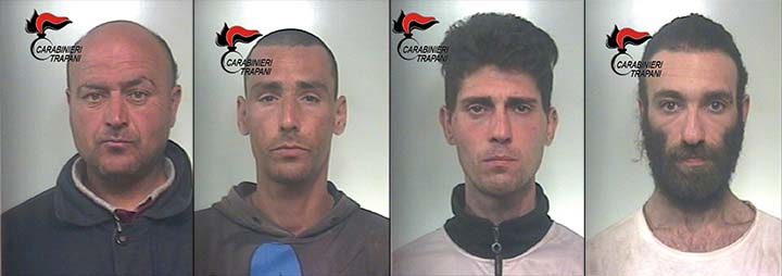 Mazara: arrestate quattro persone per furto aggravato