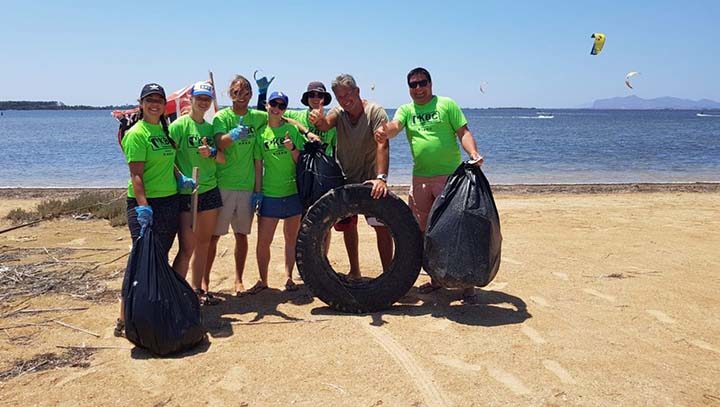 Marsala: pulizia straordinaria della costa per i volontari dell'Associazione Sport Turismo Stagnone