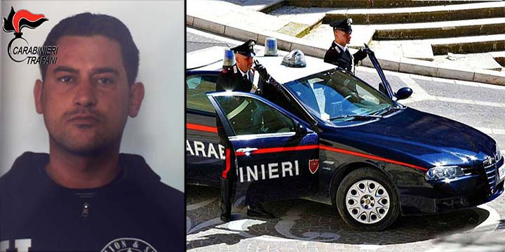 Marsala: aggredisce i Carabinieri, fermato con lo spray al peperoncino